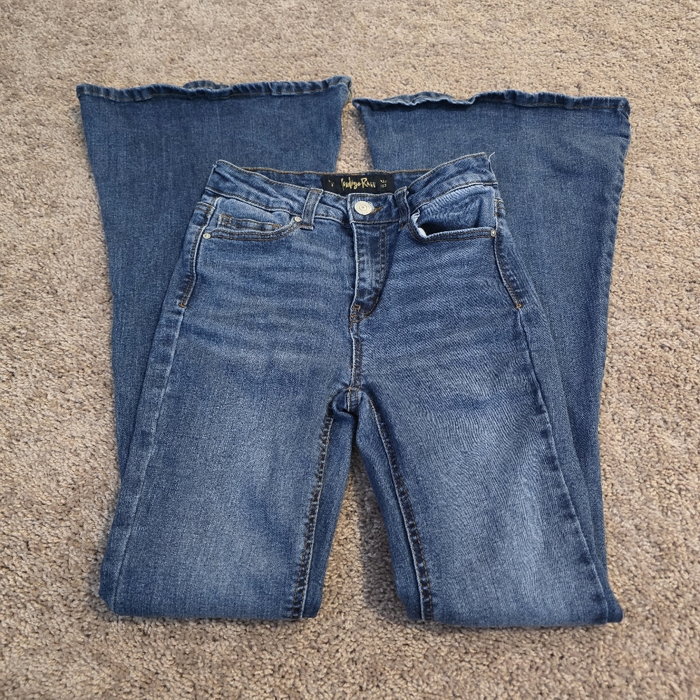 Indigo Rein Stretch Flare Jeans 3 R